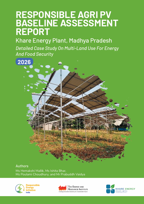 Responsible Agri-PV Baseline Assessment – Khare Energy Plant, Madhya Pradesh